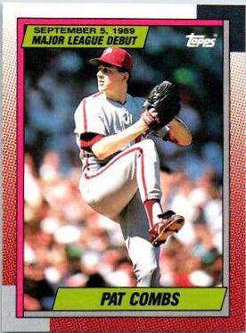 Pat Combs #24 Baseball Cards 1990 Topps Major League Debut