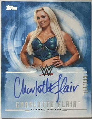 Charlotte Flair #UA-CF Wrestling Cards 2017 Topps WWE Undisputed Autographs