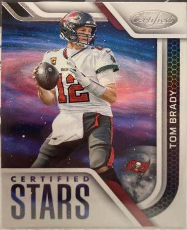 Tom Brady #CS-10 Football Cards 2022 Panini Certified Stars