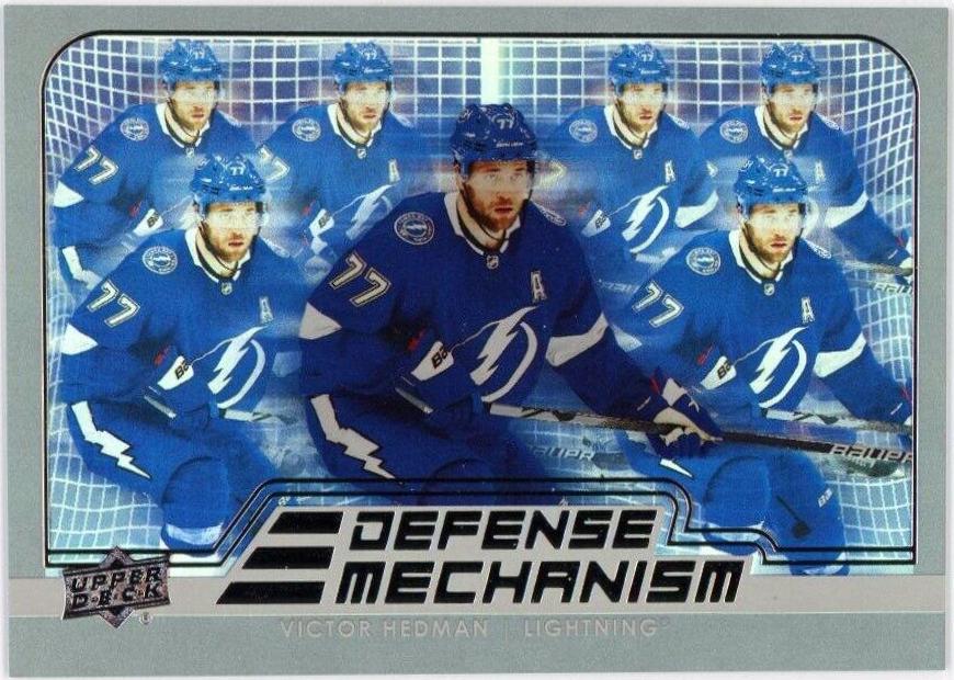 Victor Hedman #DM-6 Hockey Cards 2022 Upper Deck Defense Mechanism