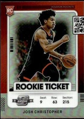 Josh Christopher #5 Basketball Cards 2021 Panini Contenders Optic Rookies