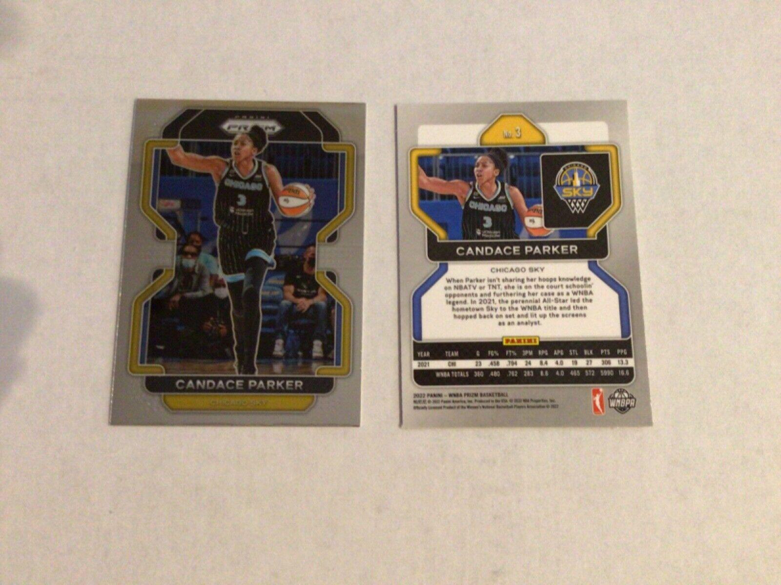 Candace Parker #3 Basketball Cards 2022 Panini Prizm WNBA