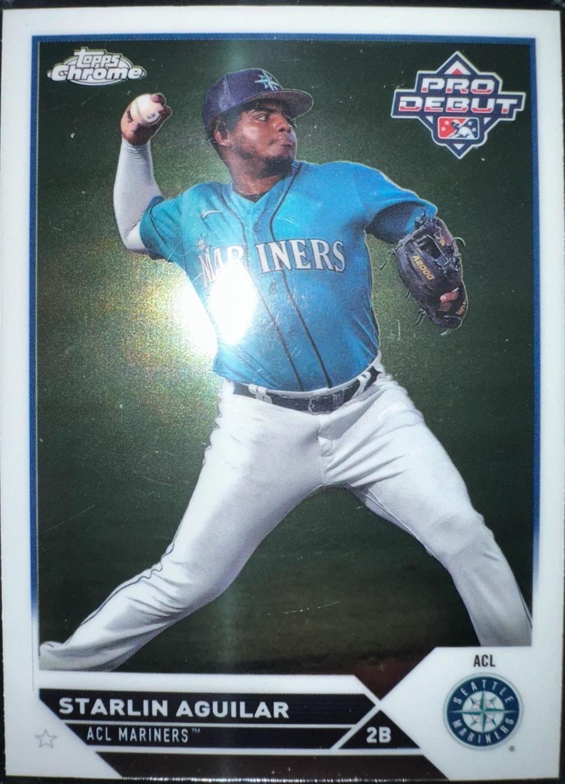Starlin Aguilar #PDC-54 Baseball Cards 2023 Topps Pro Debut Chrome