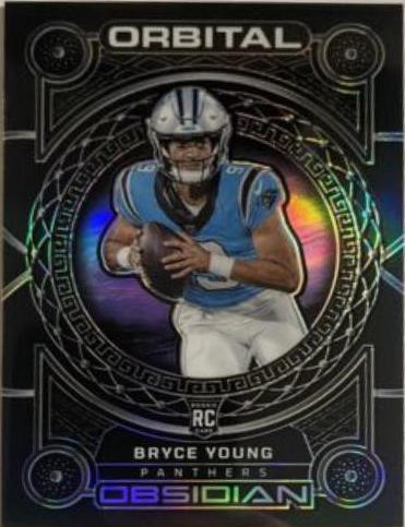 Bryce Young #4 Football Cards 2023 Panini Obsidian Orbital