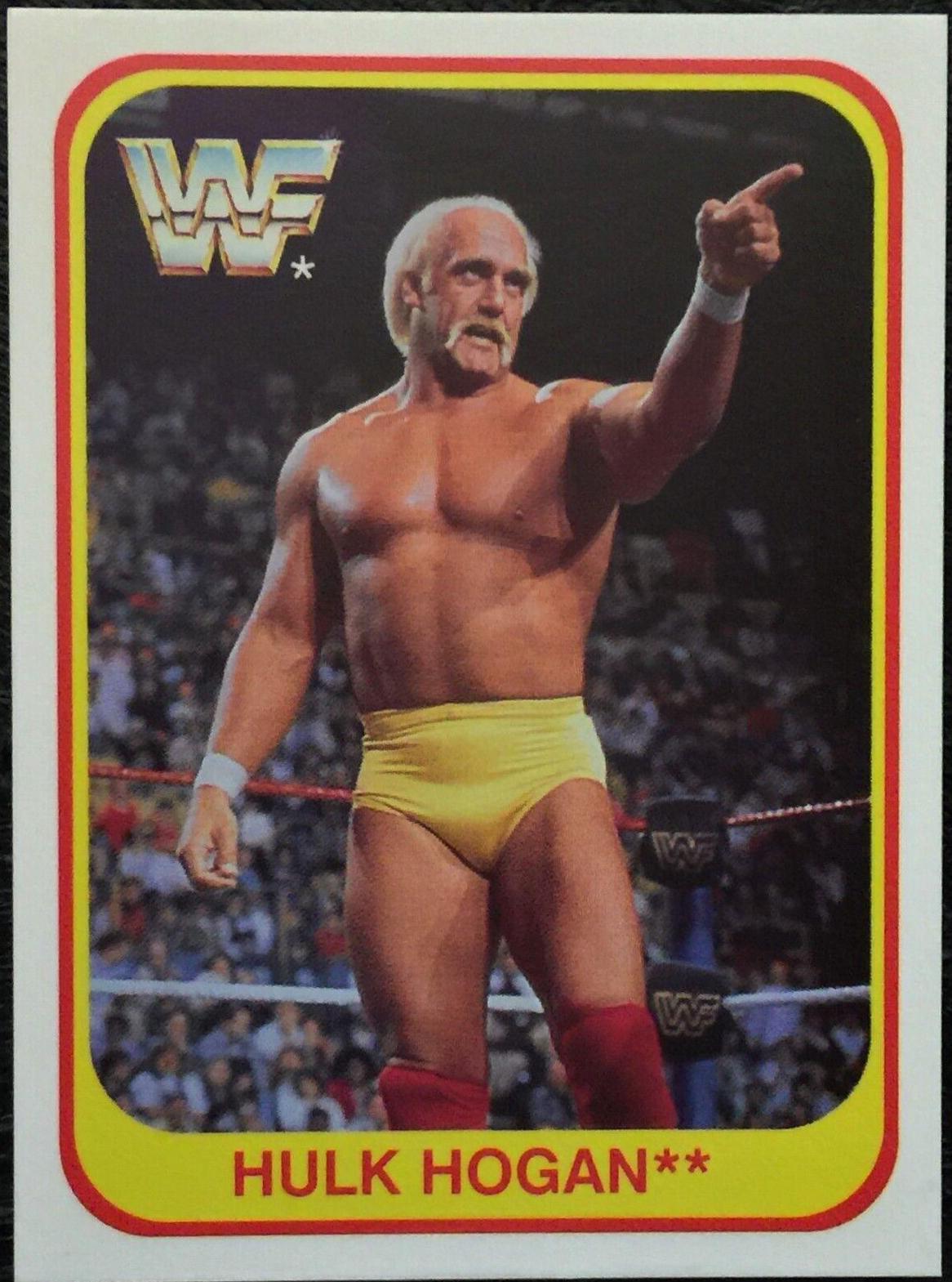 Hulk Hogan #24 Wrestling Cards 1991 Merlin WWF