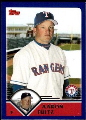 Aaron Fultz #T105 Baseball Cards 2003 Topps Traded