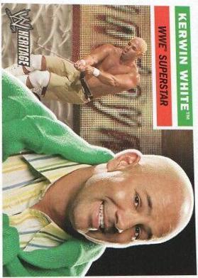 Kerwin White #30 Wrestling Cards 2005 Topps Heritage WWE