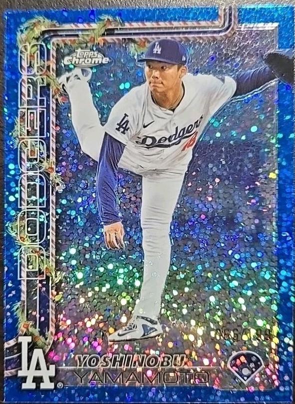 Yoshinobu Yamamoto [Blue] #HC159 Prices | 2025 Topps Holiday