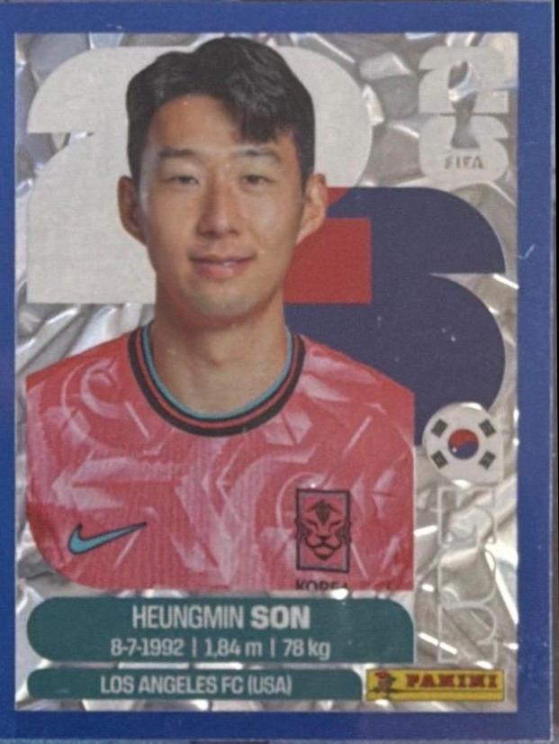2026 Heung-min Son [Blue Crumple] #KOR18