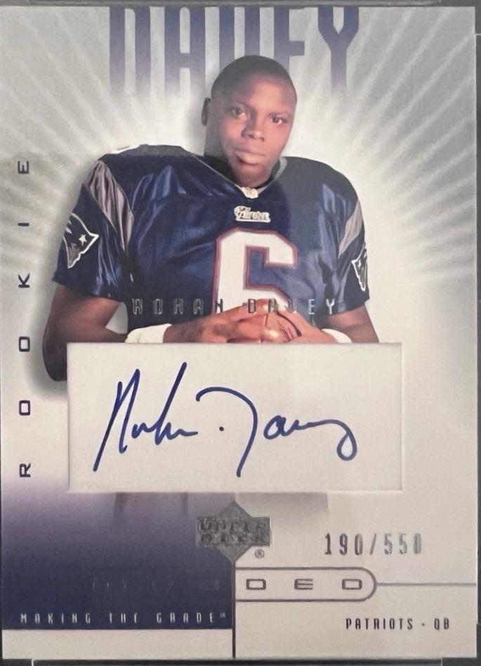 Rohan Davey #175 2002 Upper Deck Graded Football