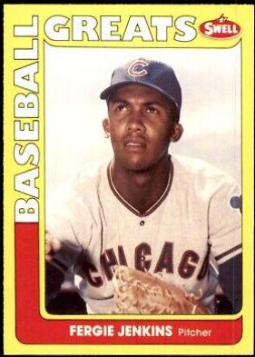 Fergie Jenkins #45 Baseball Cards 1991 Swell Greats
