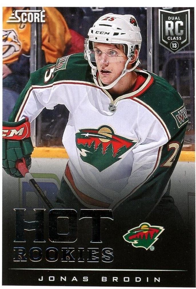 Jonas Brodin #611 Hockey Cards 2013 Panini Score