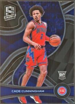 Cade Cunningham #102 Basketball Cards 2021 Panini Spectra