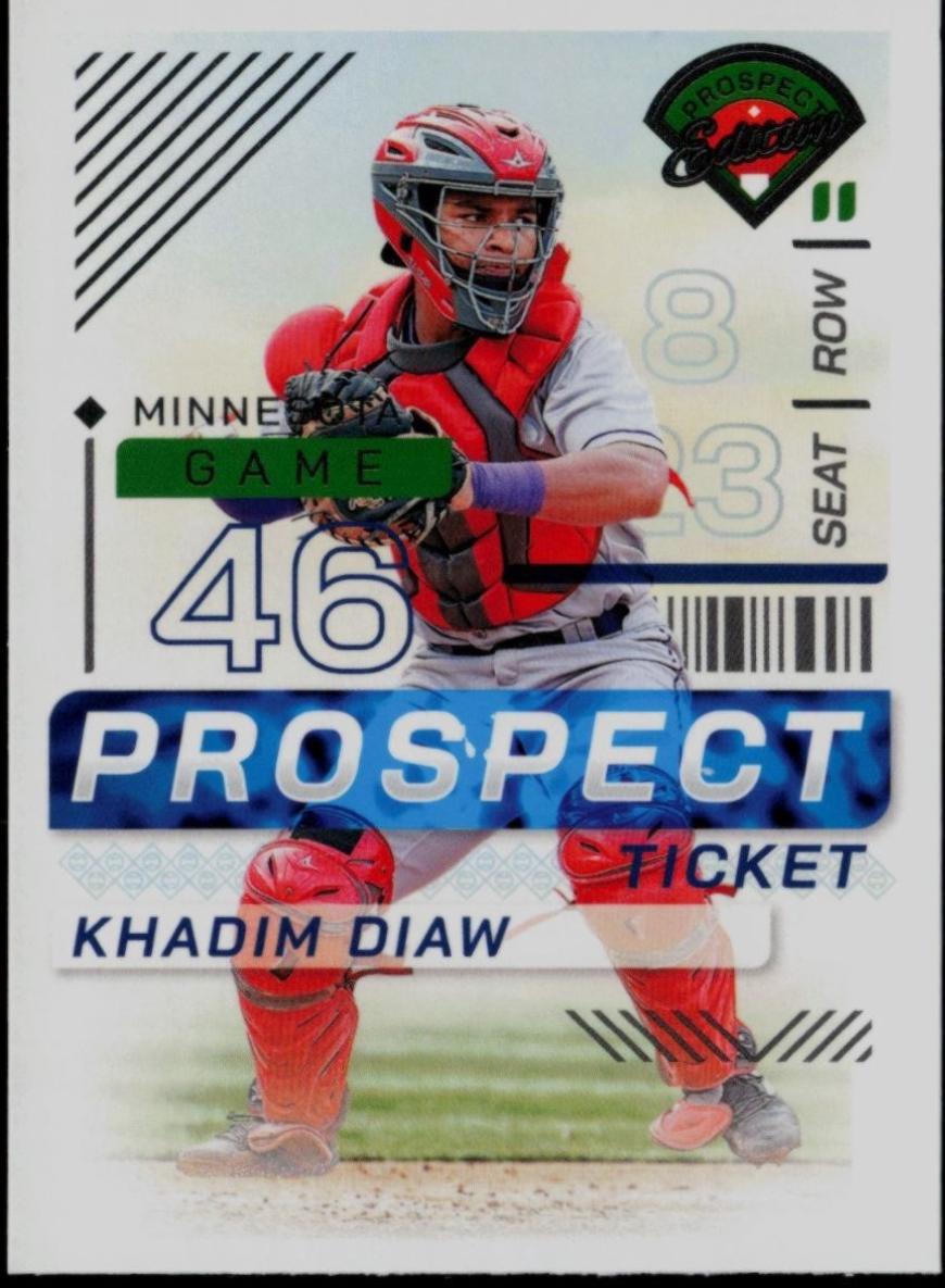 Khadim Diaw #20 2024 Panini Prospect Edition Baseball