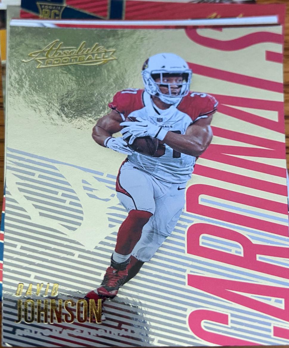 David Johnson #2 Football Cards 2018 Panini Absolute