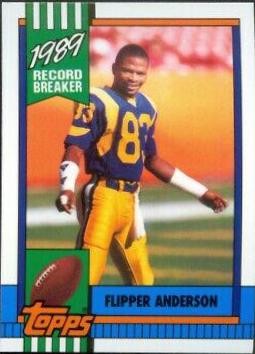 Flipper Anderson #2 Football Cards 1990 Topps Tiffany