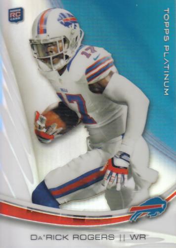 Da'Rick Rogers #119 Football Cards 2013 Topps Platinum