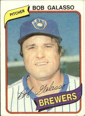 Bob Galasso #711 Baseball Cards 1980 Topps
