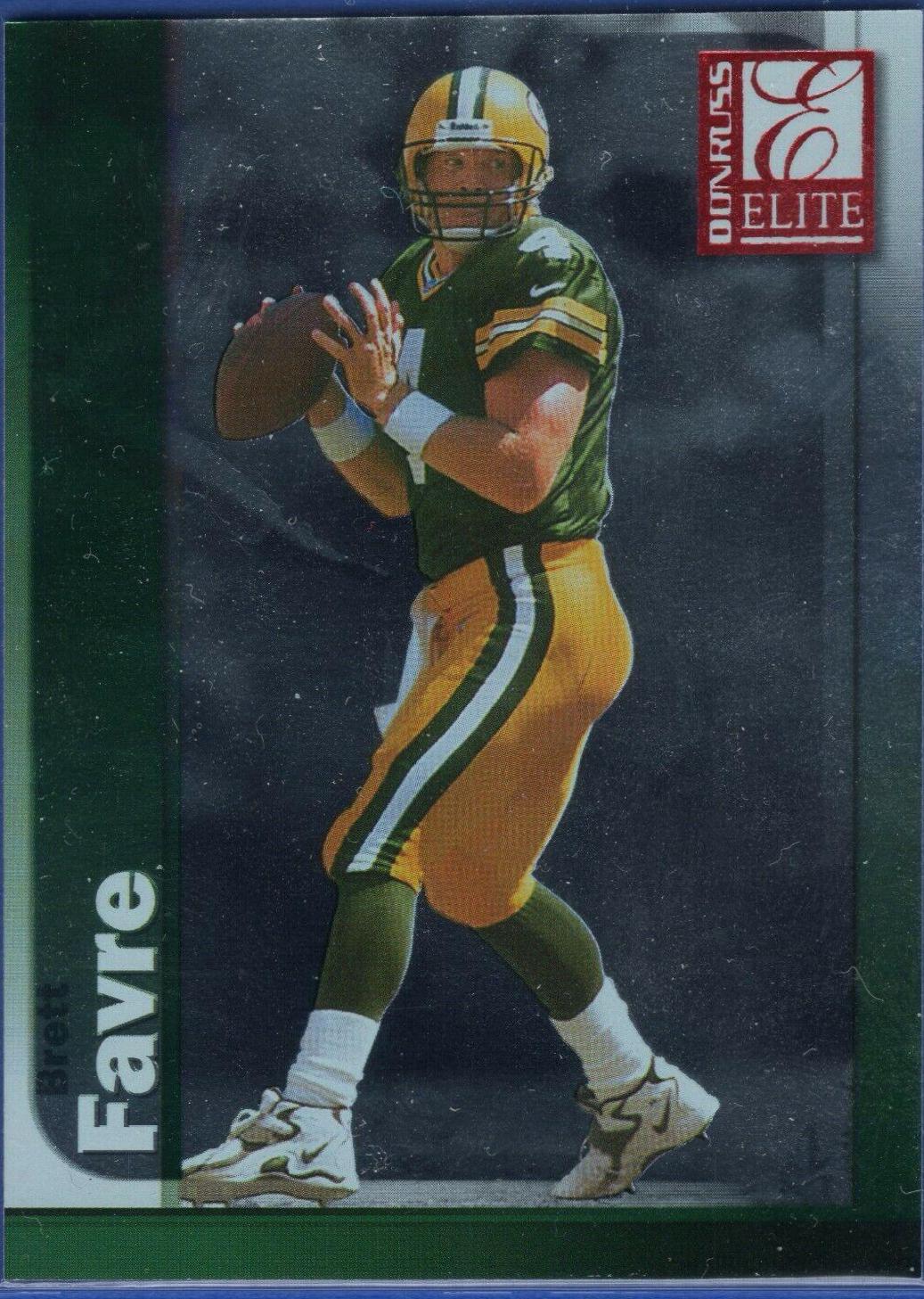 Brett Favre #4 Football Cards 1999 Panini Donruss Elite
