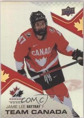 Jamie Lee Rattray #CA-40 Hockey Cards 2022 Upper Deck Team Canada Juniors Acetates