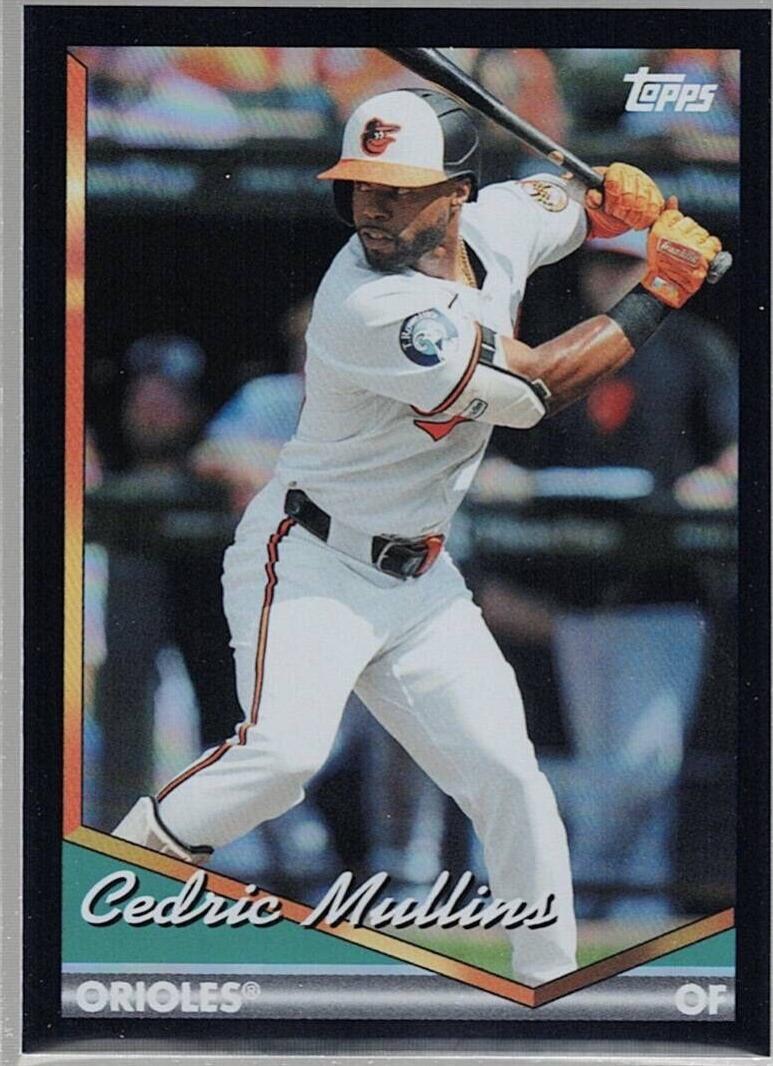 Cedric Mullins [Black Foilboard] #267
