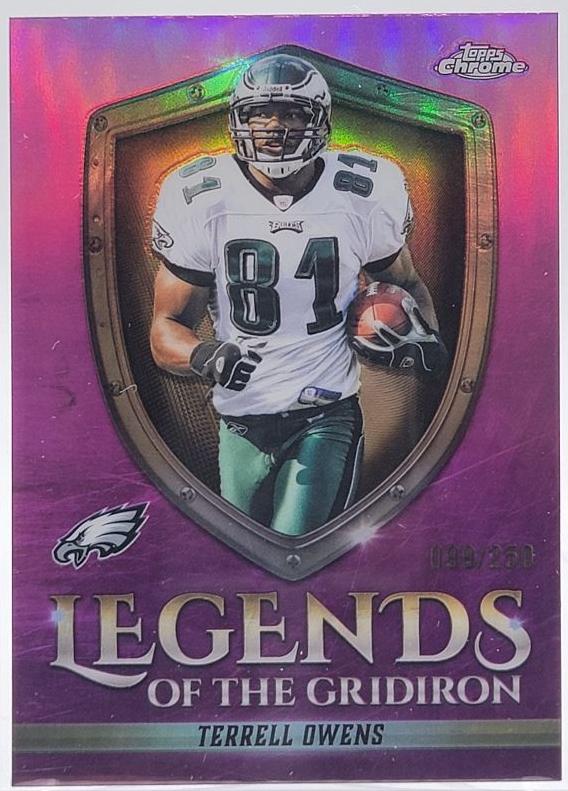 Terrell Owens [Pink Refractor] #LOG-20