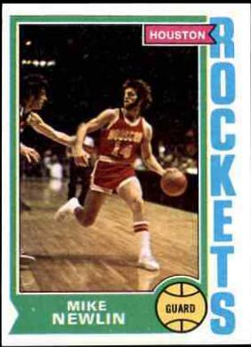 Mike Newlin #127 Basketball Cards 1974 Topps