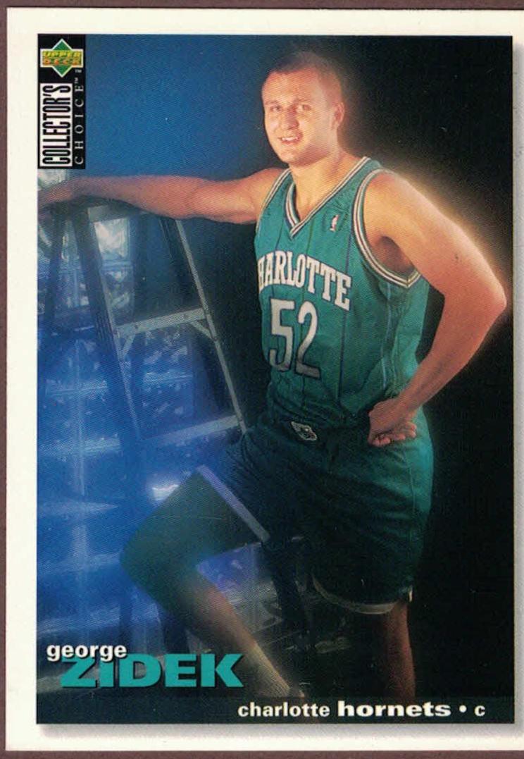 GEORGE ZIDEK #240 Basketball Cards 1995 Collector's Choice