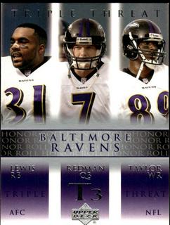 Jamal Lewis, Chris Redman, Travis Taylor