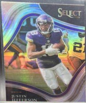 Justin Jefferson #323 2021 Panini Select Football