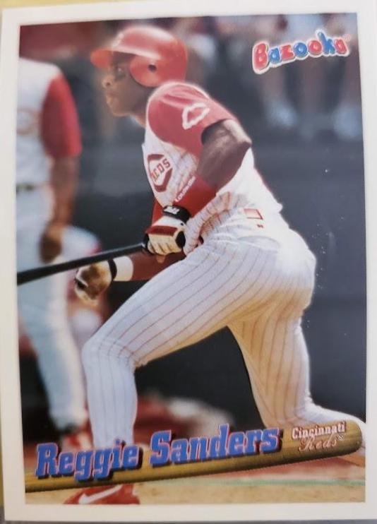Reggie Sanders #4 Baseball Cards 1996 Bazooka