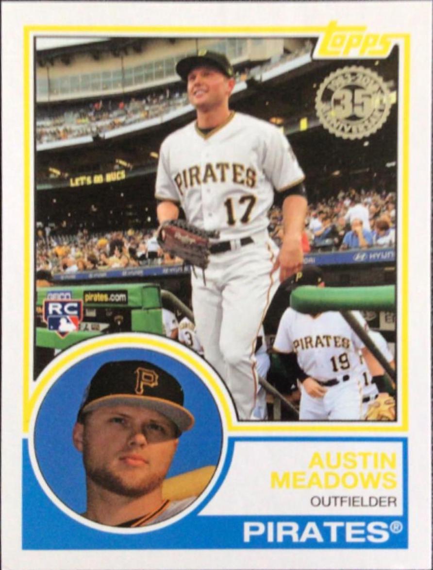 Austin Meadows #83-14 Baseball Cards 2018 Topps Update 1983 Baseball