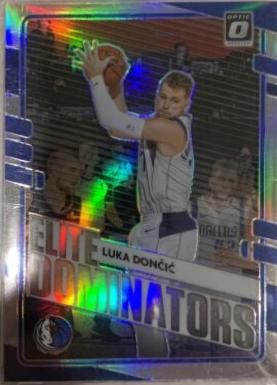 Luka Doncic #1 Basketball Cards 2020 Panini Donruss Optic Elite Dominators