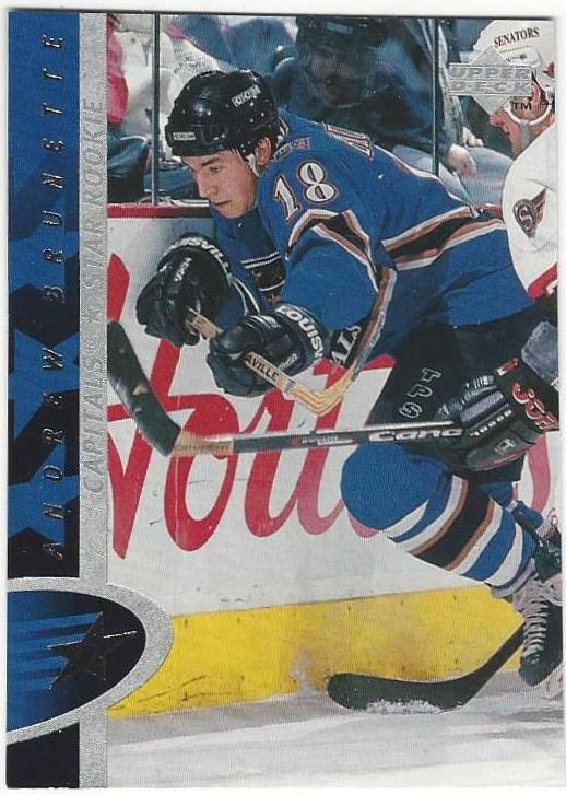 Andrew Brunette #184 Hockey Cards 1996 Upper Deck
