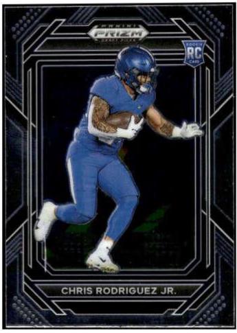 Chris Rodriguez Jr. #130 Football Cards 2023 Panini Prizm Draft Picks