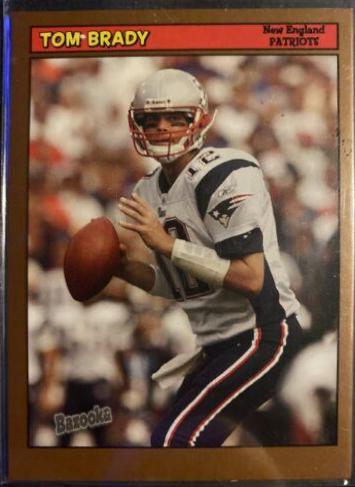 Tom Brady #12 Football Cards 2005 Bazooka