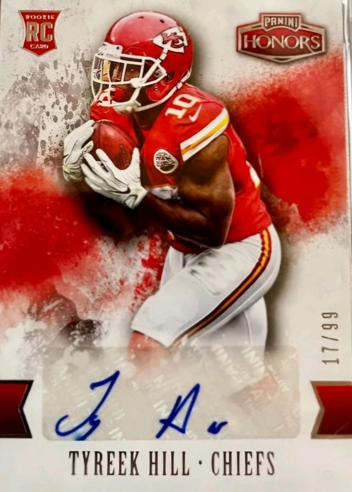 Tyreek Hill #99 Football Cards 2016 Panini Honors