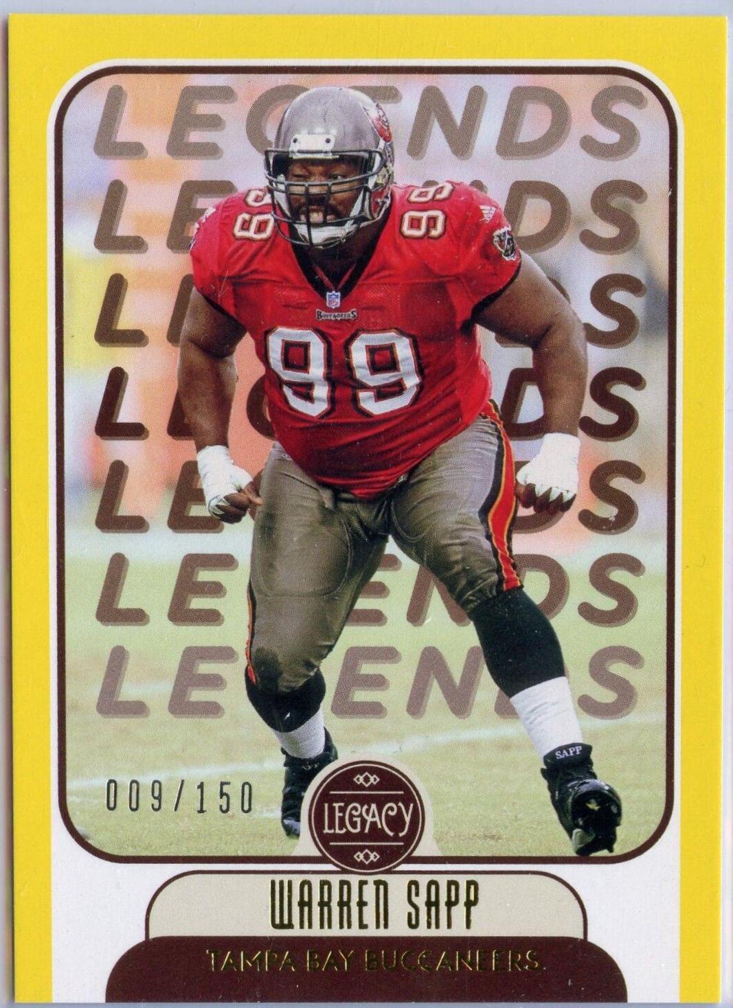 Warren Sapp #108 2021 Panini Legacy Football