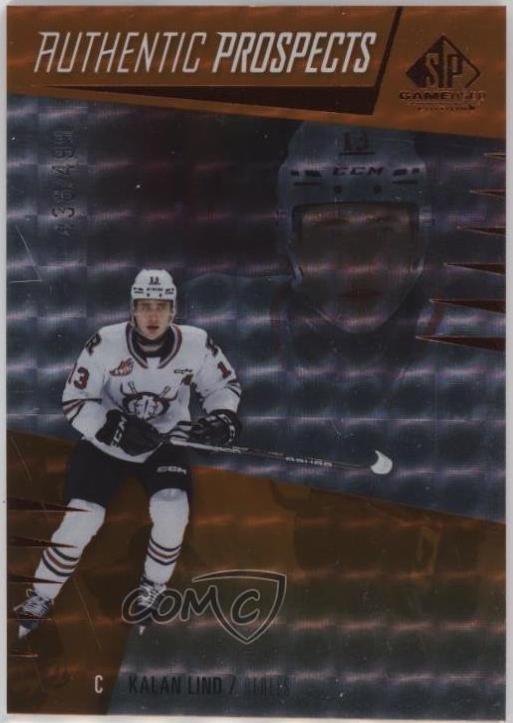 Kalan Lind #65 2023 Sp Game Used Chl Hockey