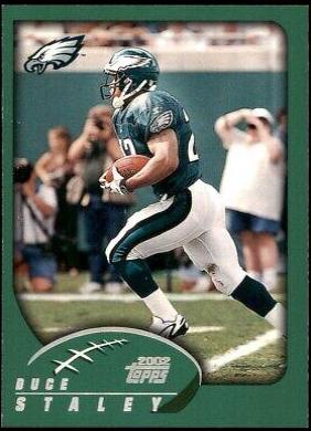 Duce Staley #4 Football Cards 2002 Topps