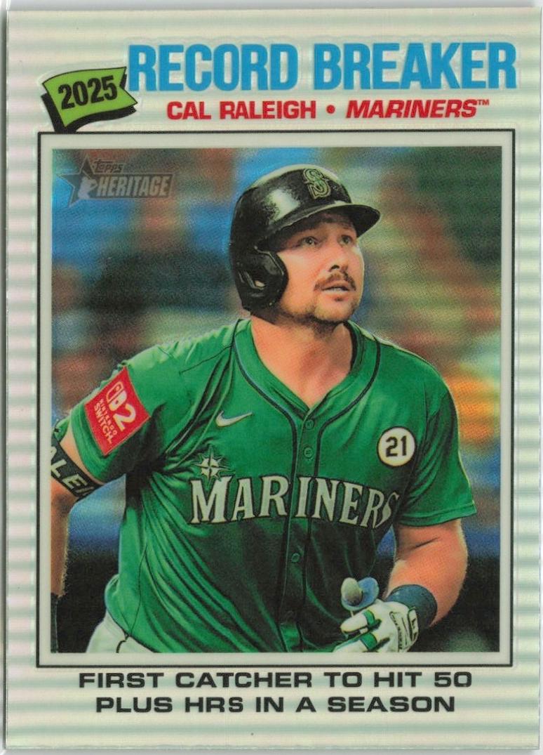 Cal Raleigh [Refractor Chrome] #231 Prices | 2026 Topps Heritage ...