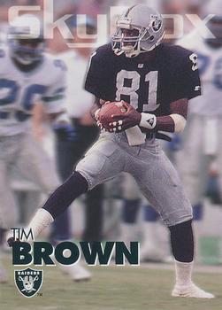 Tim Brown #152 1993 Skybox Impact Football