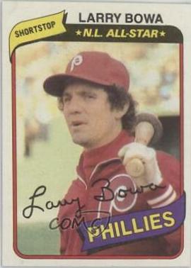 Larry Bowa #630 Baseball Cards 1980 Topps