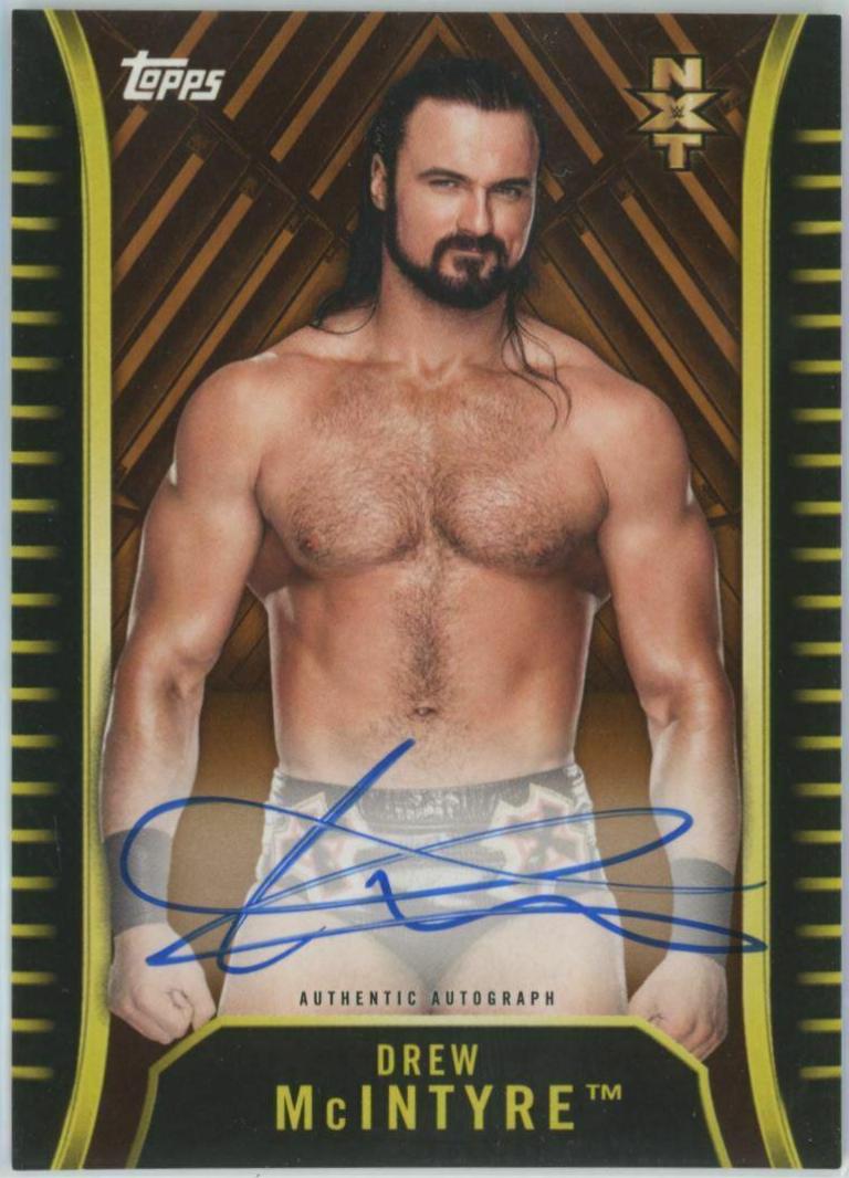Drew McIntyre #A-DM Wrestling Cards 2018 Topps WWE NXT Autographs
