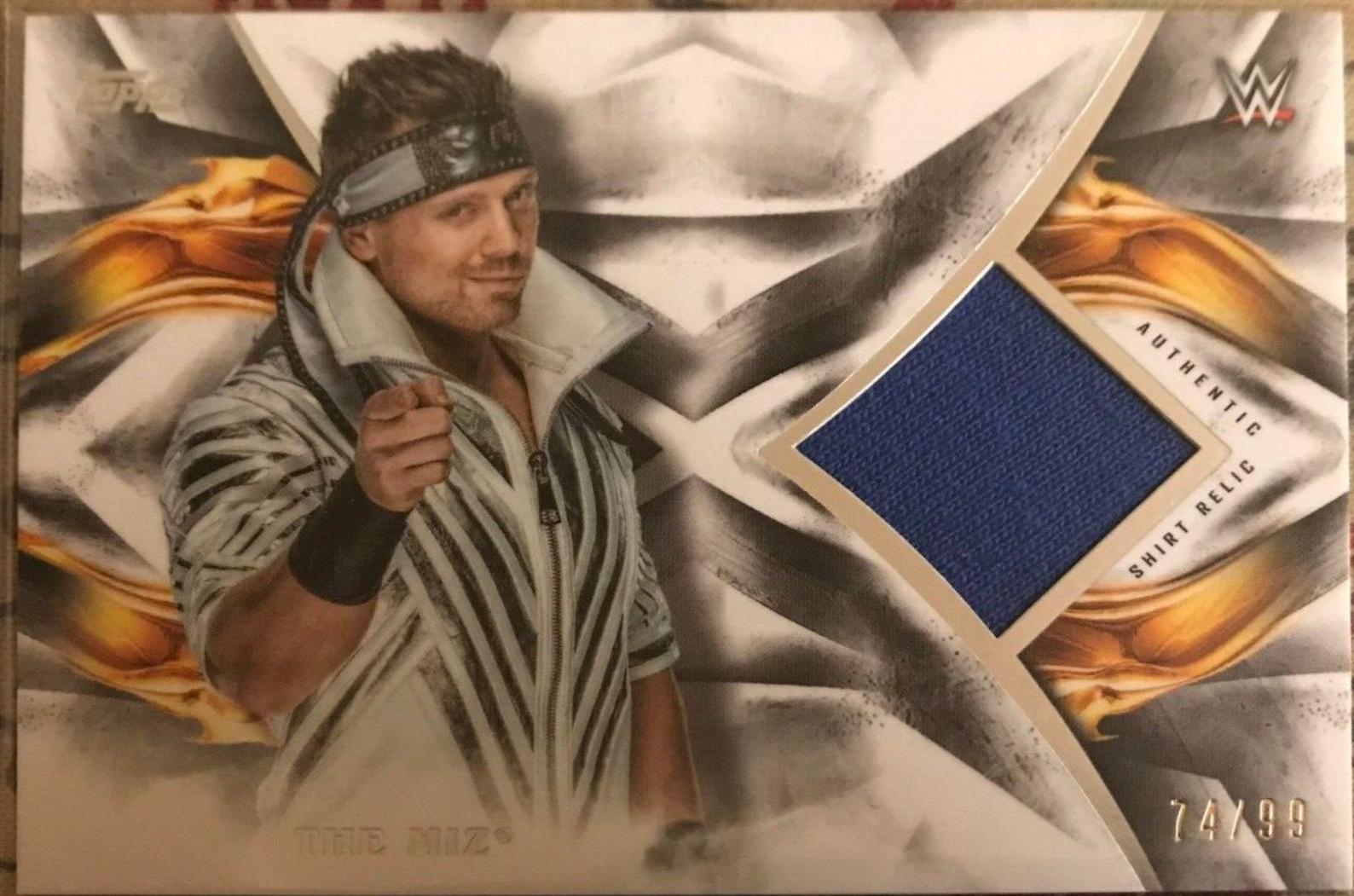 The Miz #UR-TM Wrestling Cards 2019 Topps WWE Undisputed Relic