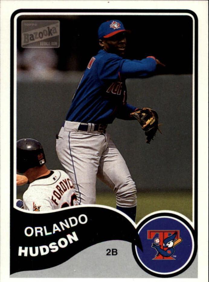 Orlando Hudson #3 Baseball Cards 2003 Bazooka