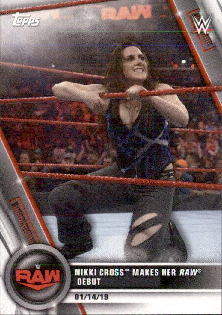 Nikki Cross Makes Her Raw Debut #3 Wrestling Cards 2020 Topps WWE Women's Division