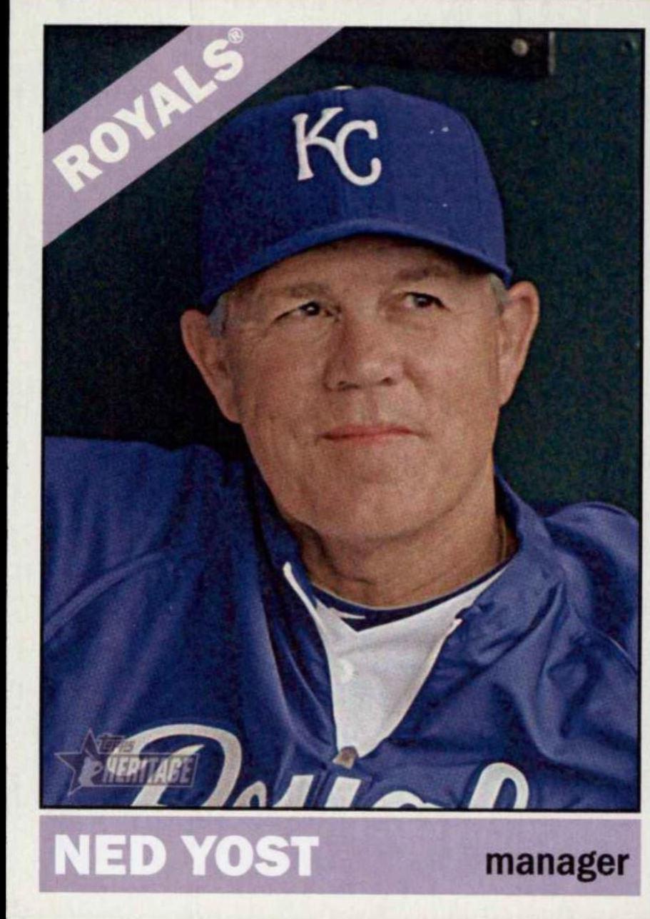 Ned Yost #3 Baseball Cards 2015 Topps Heritage