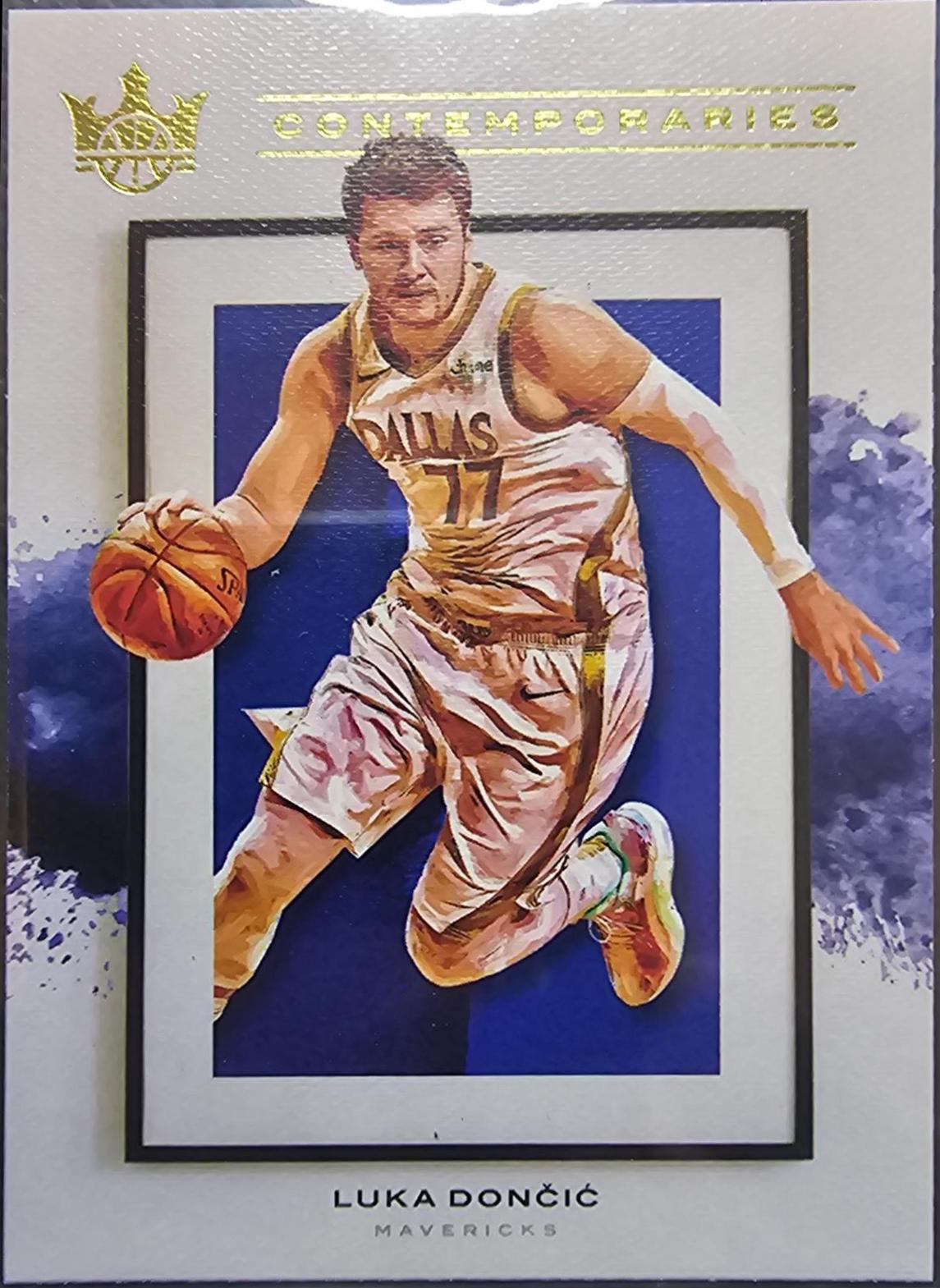 Luka Doncic #7 Basketball Cards 2020 Panini Court Kings Contemporaries