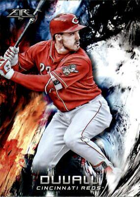 Adam Duvall #4 Baseball Cards 2018 Topps Fire